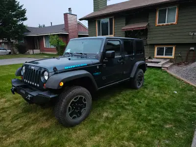 2008 Jeep Wrangler Unlimited Rubicon 4x4 3.8L V6 engine Banks cold air intake and Banks headers 4x4...
