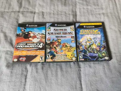 GameCube Super Smash Bros Melee and 2 others