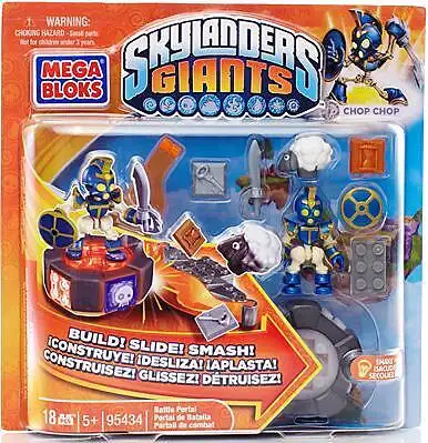 All brand new in box. Mega Bloks - Skylanders Giants – Chop Chop’s Battle Portal Slash and burn the...