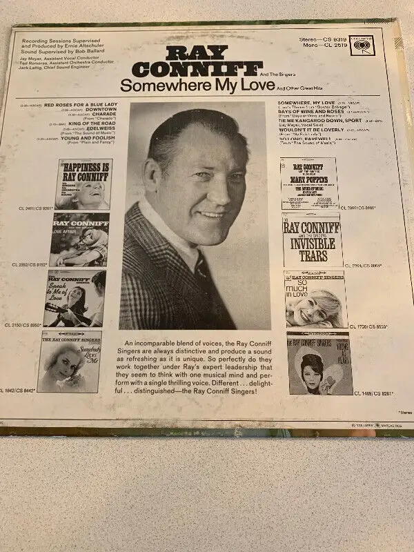 Ray Conniff - Somewhere My Love63373409325825121