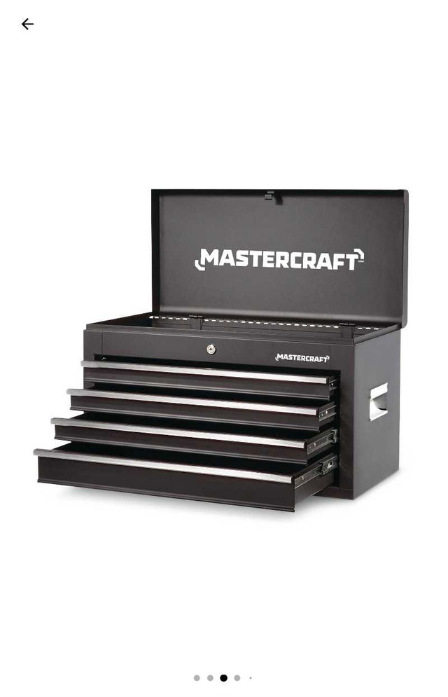 Mastercraft 26" 4 Drawer Tool Box, Black (BRAND NEW) in Tool Storage & Benches in London