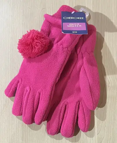 * New * CHEROKEE - Girls Size 8-16 Winter Gloves, View more