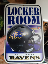 Nfl Baltimore Ravens locker sign