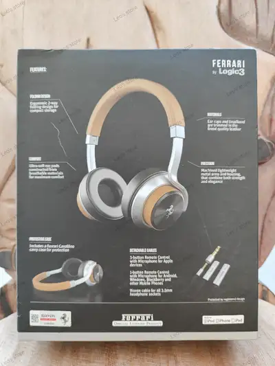 Great Gift Idea - Ferrari T250 Cavallino Headphones by Logic3, View more