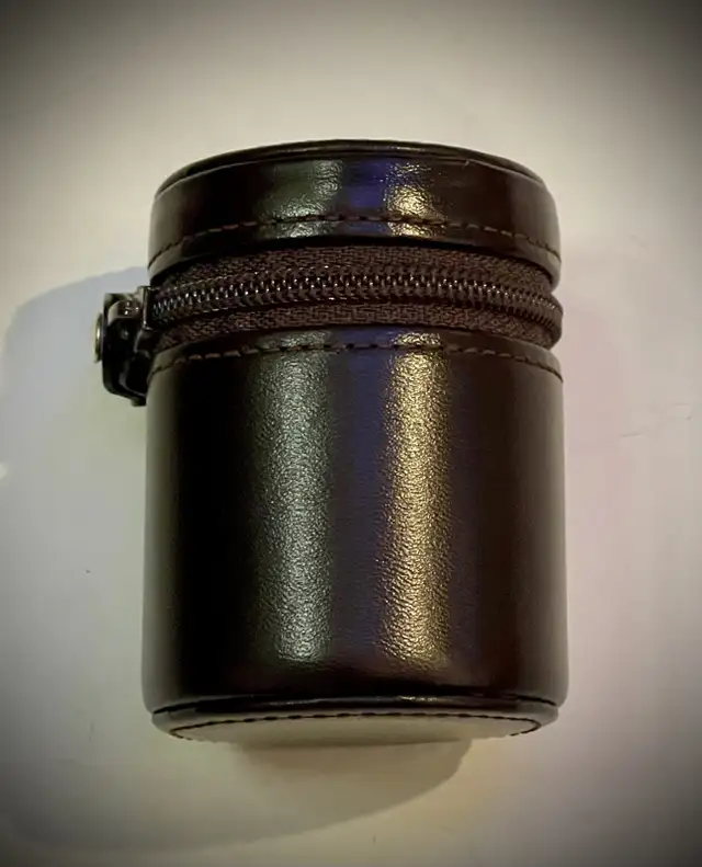 Pottery Barn Leather Flask and Pottery Barn Leather Shot Glasses in Kitchen & Dining Wares in Kitchener / Waterloo - Image 6