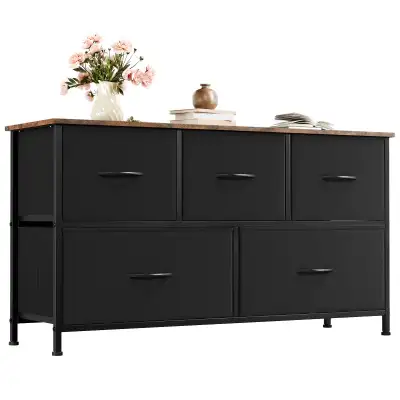 Dresser for Bedroom with 5 Drawers, Wide Storage Organizer Ches, View more