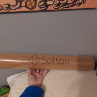Cork and Rubber Yoga Mat, New in Package