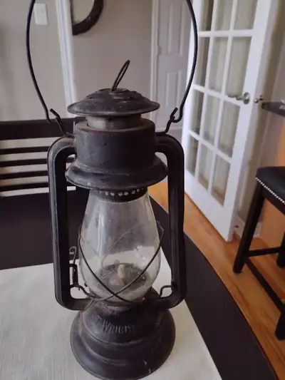 1912 ET Wright Co Kerosene Railway Light, View more