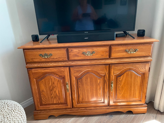 Antique TV Stand in TV Tables & Entertainment Units in Calgary