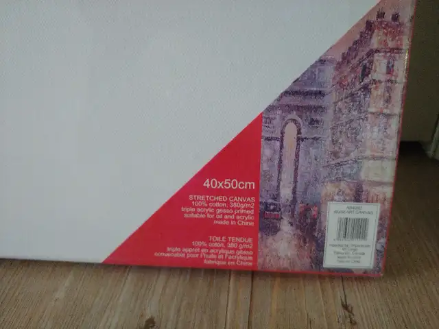 Artist Canvases, 16 by 20, 24 by 24, 24 by 36 still packaged in Hobbies & Crafts in Ottawa - Image 2