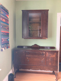 China cabinet and hutch