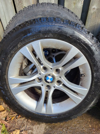 BMW Aluminum Alloy Rims &amp; Winter Tires 205/55R16