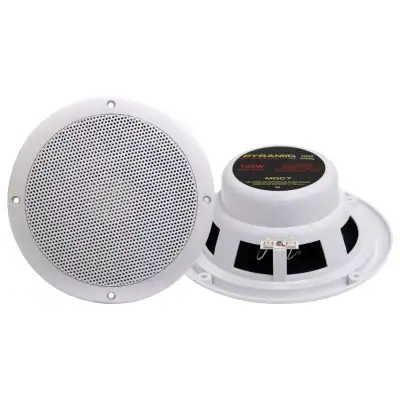 6 1/2″ Full Range Dual Cone Speakers Waterproof (resistant to rain and splashing, but not submersion...