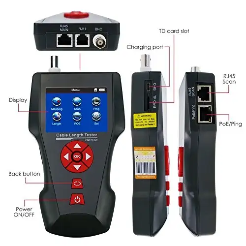 Noyafa NF-8601W-A Multi-Functional Network Cable Tester for RJ45 in Cables & Connectors in Markham / York Region - Image 3