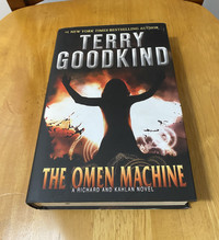 Terry Goodkind. THE OMEN MACHINE. HARDCOVER. Sword of Truth.