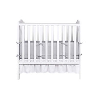 Cotton Muslin Breathable Mini Crib Bumper Pads/protector