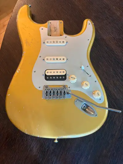 Relic MJT loaded stratocaster  body with boutique pickups, View more