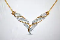 DIAMOND and GOLD NECKLACE