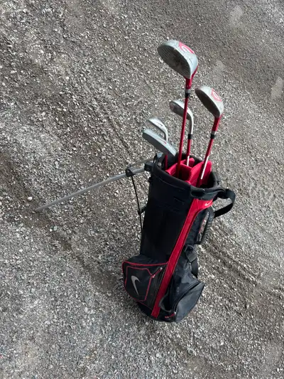 Nike golf clubs left hand with bag, View more