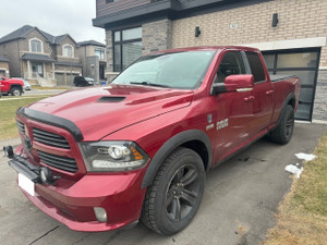 2014 RAM 1500 SPORT HEMI 4X4 Fully LOADED, TOP Of The Line, LEATHER, NAVIGATION, R/V. Camera, Remote Starter