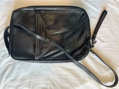 PARIS-MINELLI  leather bag  m with removabl, View more