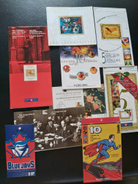 9 rare  booklets of mint Canadian stamps $15 ea.  check the desc