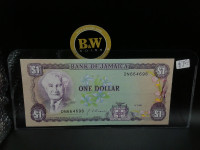 Bank of Jamaica one dollar banknote!!!