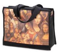 Unique Renaissance Zippered Shoulder Tote Bag Purse Brand New