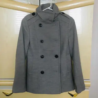 H&M Grey Coat Size 2, View more