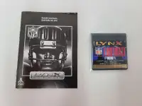 NFL Football Atari Lynx With Manual