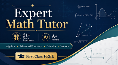 Calgary: Mathematics, Statistics & Coding Tutor : $30/hr, View more