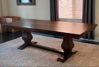 Extra Large Solid Maple Reclaimed Barn Beam Dining Table