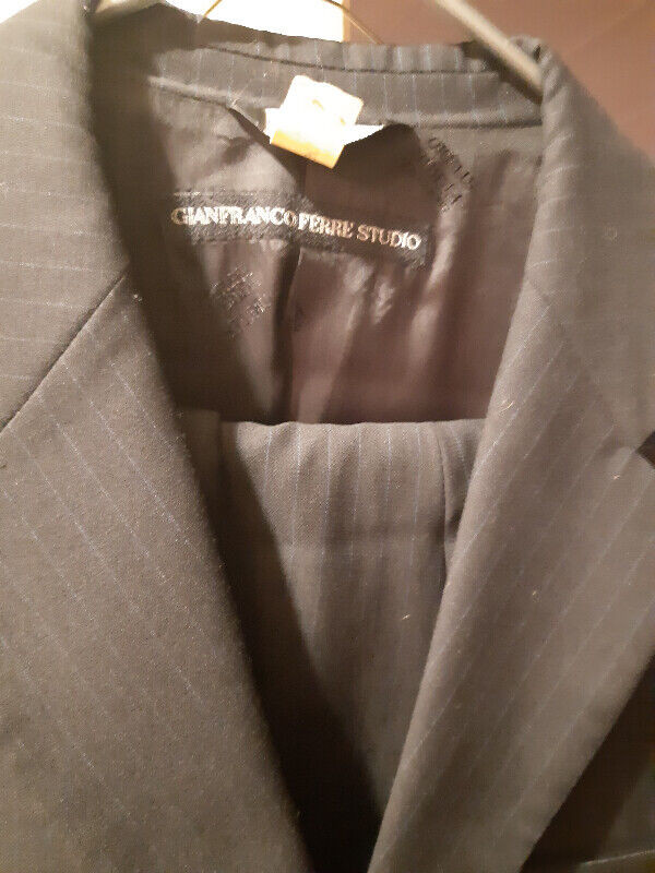 Gianfranco Ferre Suit Black  Made In Italy Men's in Other in City of Toronto - Image 3