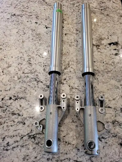 Set of Victory cross country, inverted front forks in Very good working and cosmetic condition.See P...