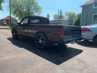 I originally put a carbed LS 4.8, nv3500 and ford 8.8 in this S15 Please if you’ve seen this truck o...