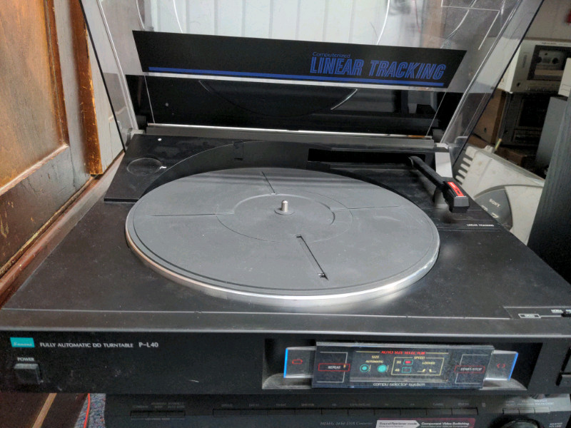 Sansui p-l40 linear tracking turntable, used for sale  