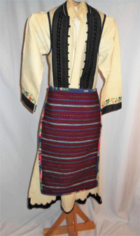 Macedonian woman's folk costume Bitola region