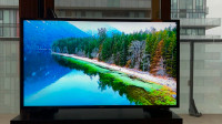Samsung 40” Smart LED TV, Nanoleaf 4D Striplight, & Wall Mount
