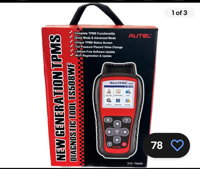 AUTEL TS508WF WIRELESS TOOLProduct Code: AUT-TS508WF New Genuine in Hand Tools in La Ronge