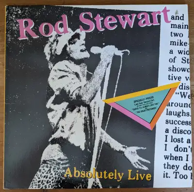 Rod Stewart - Absolutely Live, Vintage Vinyl Record, View more