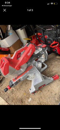 12 inch mitre saw and stand 
