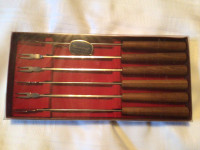 Vintage boxed set Fondue forks Maikcraft