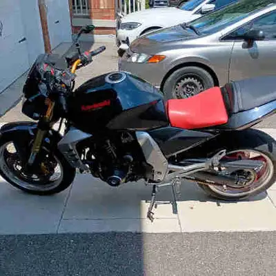 Kawasaki Z1000 with 40,000km. Bike is well cared for and garage stored. It gets an oil change every...