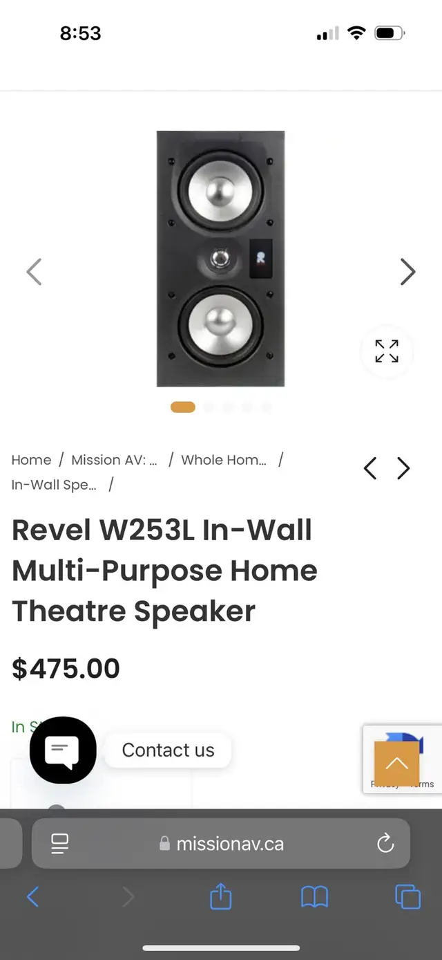 Revel audio- ceiling/ wall speakers in Stereo Systems & Home Theatre in Hamilton - Image 11