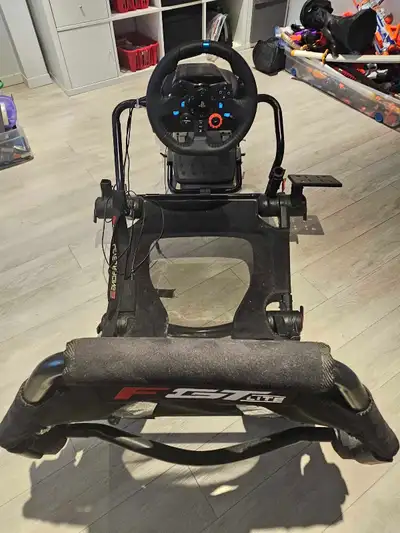 Next Level Racing F-GT Lite and Logitech G29, View more