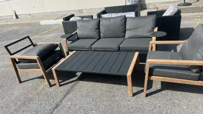 Extra $100 off, modern 4-Piece Outdoor Patio Furniture Set , View more