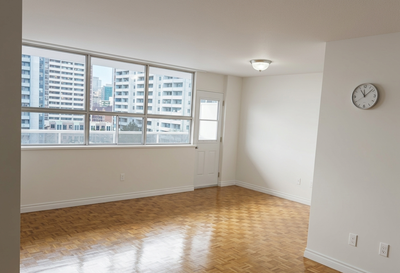 Bright and spacious living room available for rent in a 2-bedroom apartment. The space is unfurnishe...