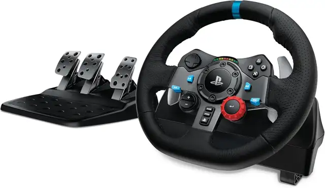 Logitech G29 Driving Force Racing Wheel and Floor Pedals in PC Games in City of Montréal - Image 2