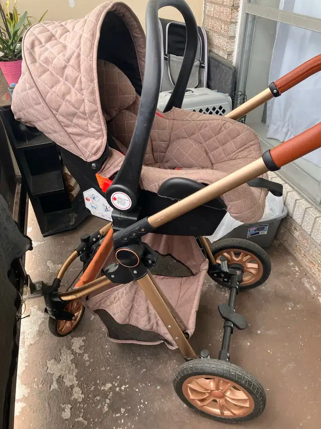Beautiful Stoller pram baby carriage, car seat $400 obo in Strollers, Carriers & Car Seats in St. Catharines - Image 10