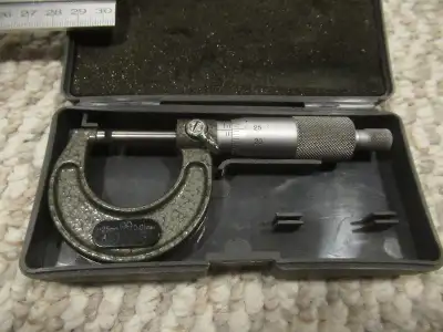 Micrometer Gauge, Mitutoyo, 0 to 25mm
